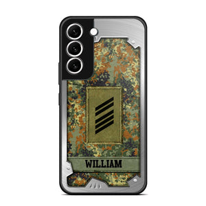 Personalized Solider/ Veteran German Phone Case Printed DMDT1508