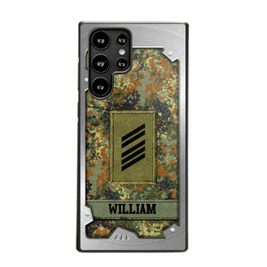 Personalized Solider/ Veteran German Phone Case Printed DMDT1508