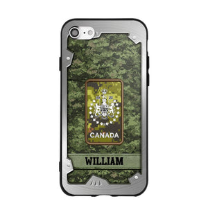 Personalized Solider/ Veteran Canada Phone Case Printed DMDT1508