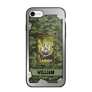 Personalized Solider/ Veteran Canada Phone Case Printed DMDT1508