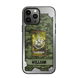 Personalized Solider/ Veteran Canada Phone Case Printed DMDT1508