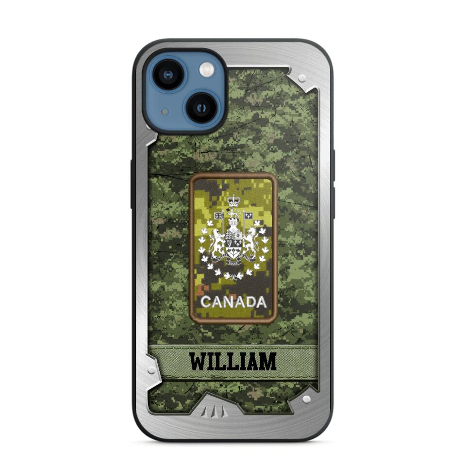 Personalized Solider/ Veteran Canada Phone Case Printed DMDT1508