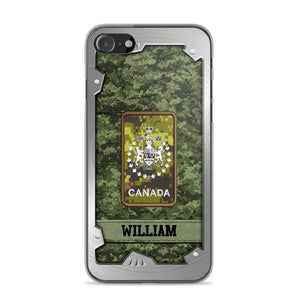 Personalized Solider/ Veteran Canada Phone Case Printed DMDT1508