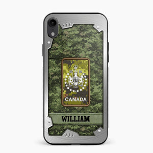 Personalized Solider/ Veteran Canada Phone Case Printed DMDT1508