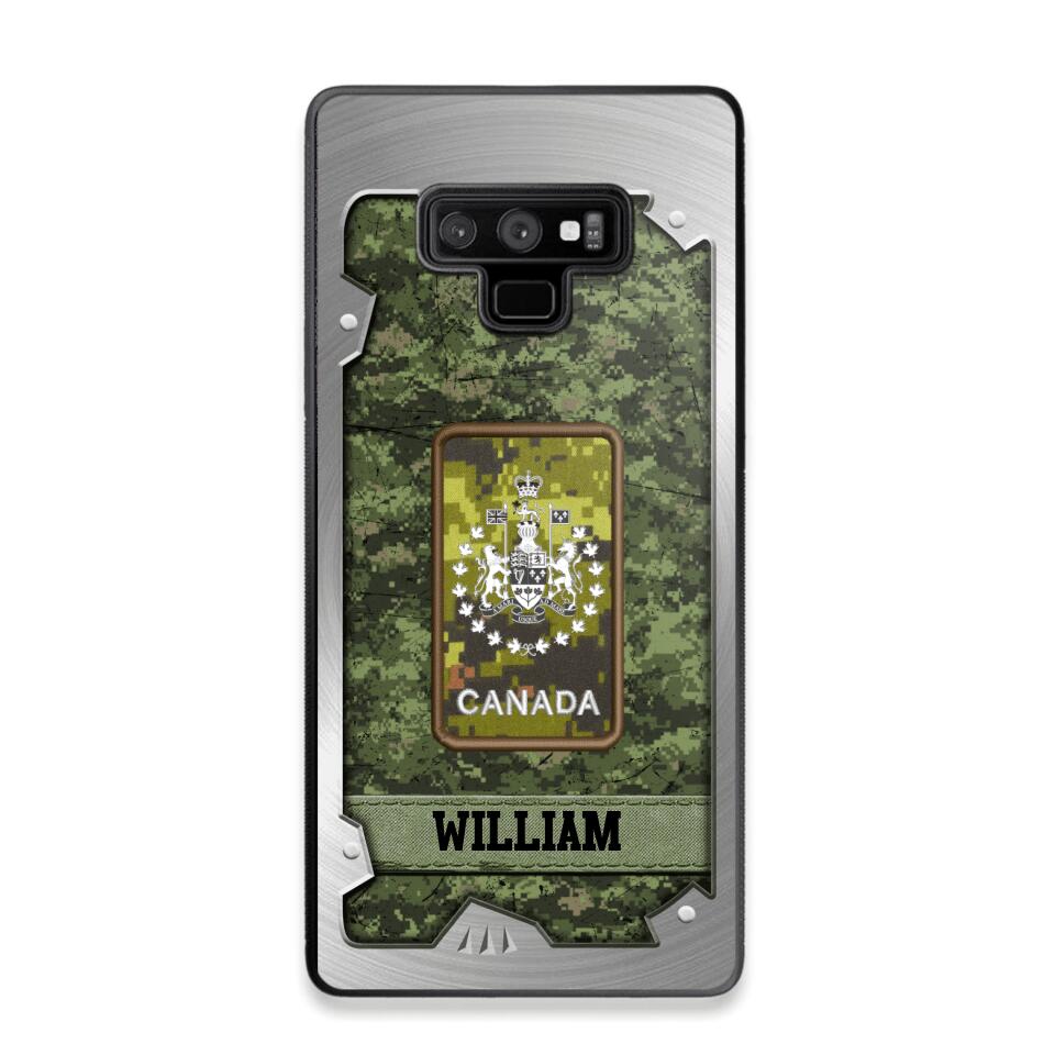 Personalized Solider/ Veteran Canada Phone Case Printed DMDT1508