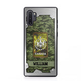 Personalized Solider/ Veteran Canada Phone Case Printed DMDT1508