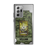 Personalized Solider/ Veteran Canada Phone Case Printed DMDT1508