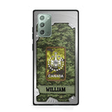 Personalized Solider/ Veteran Canada Phone Case Printed DMDT1508