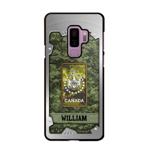 Personalized Solider/ Veteran Canada Phone Case Printed DMDT1508