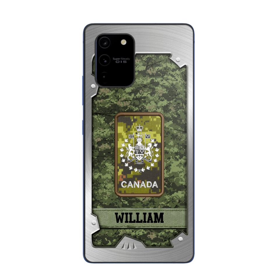 Personalized Solider/ Veteran Canada Phone Case Printed DMDT1508