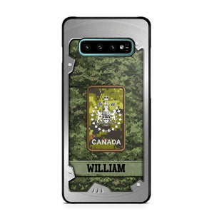 Personalized Solider/ Veteran Canada Phone Case Printed DMDT1508