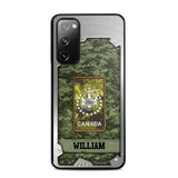 Personalized Solider/ Veteran Canada Phone Case Printed DMDT1508