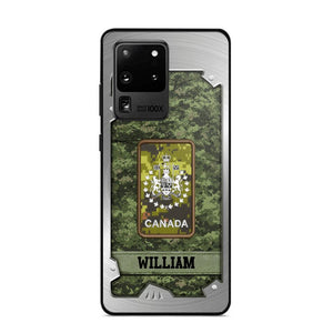 Personalized Solider/ Veteran Canada Phone Case Printed DMDT1508