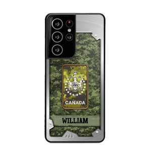 Personalized Solider/ Veteran Canada Phone Case Printed DMDT1508