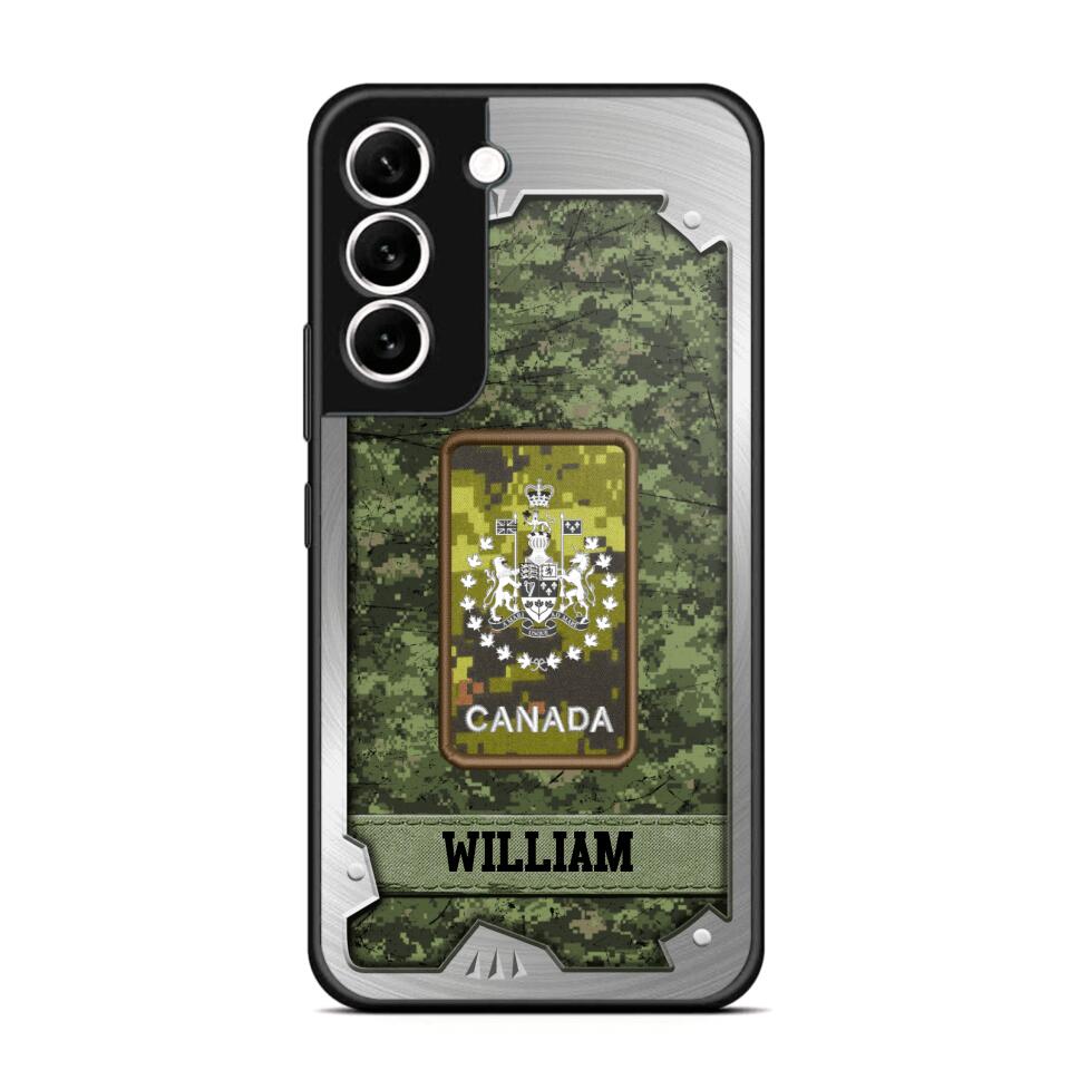 Personalized Solider/ Veteran Canada Phone Case Printed DMDT1508