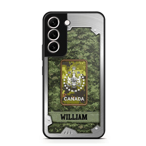 Personalized Solider/ Veteran Canada Phone Case Printed DMDT1508