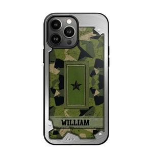 Personalized Solider/ Veteran Sweden Phone Case Printed DMDT1508