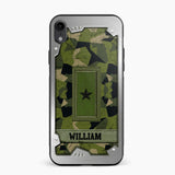 Personalized Solider/ Veteran Sweden Phone Case Printed DMDT1508