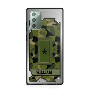 Personalized Solider/ Veteran Sweden Phone Case Printed DMDT1508