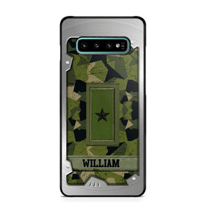 Personalized Solider/ Veteran Sweden Phone Case Printed DMDT1508