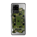 Personalized Solider/ Veteran Sweden Phone Case Printed DMDT1508