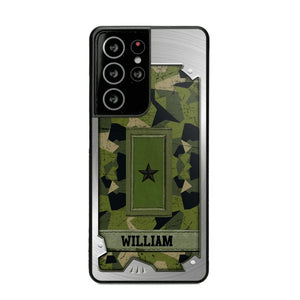 Personalized Solider/ Veteran Sweden Phone Case Printed DMDT1508