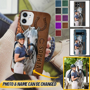 Personalized Horse Lover Phone Case Printed 22AUG-HQ15