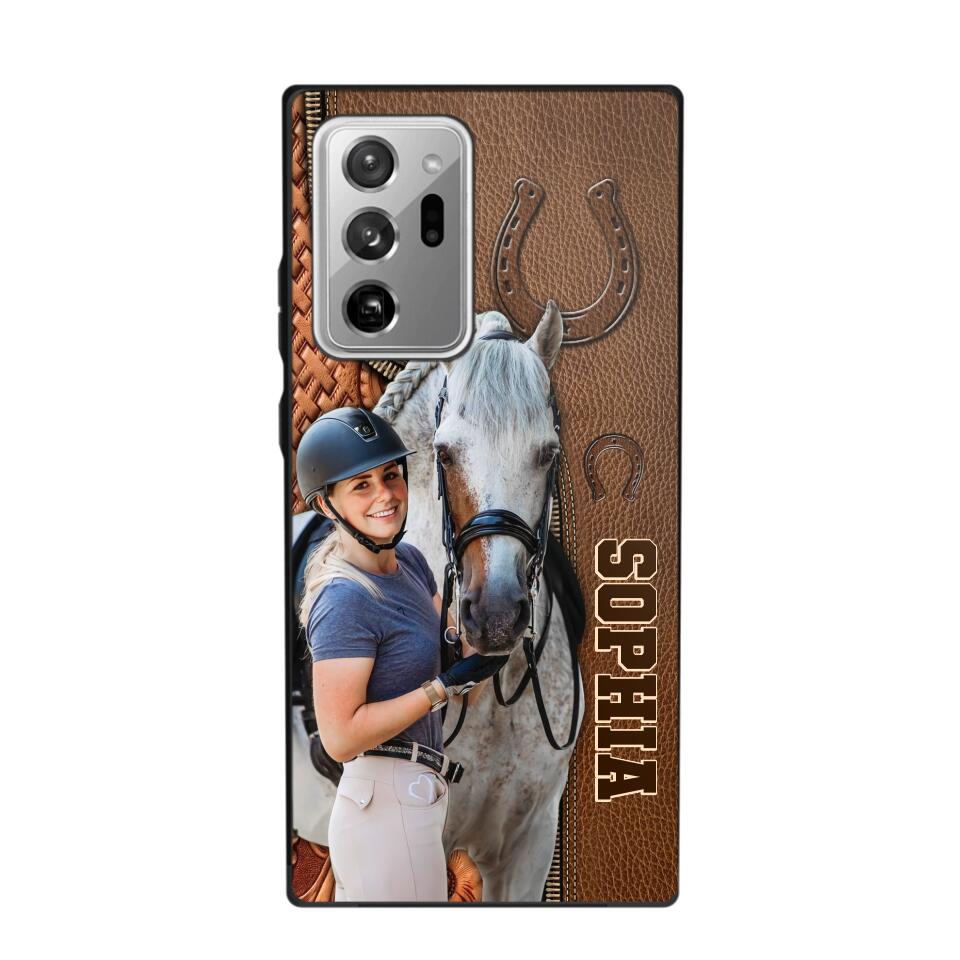 Personalized Horse Lover Phone Case Printed 22AUG-HQ15