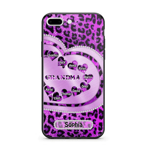 Personalized Grandma Kid Phone Case Printed 22AUG-DT15