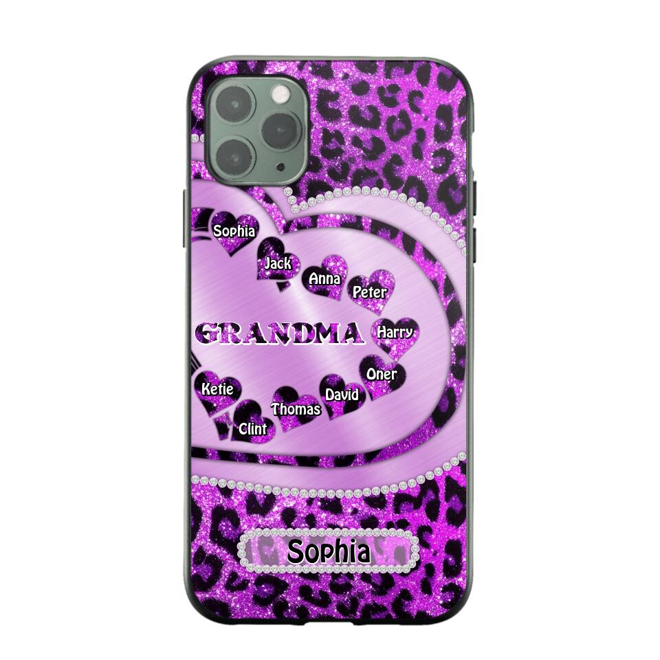 Personalized Grandma Kid Phone Case Printed 22AUG-DT15