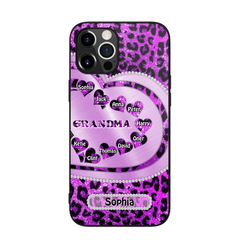 Personalized Grandma Kid Phone Case Printed 22AUG-DT15