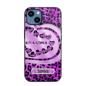 Personalized Grandma Kid Phone Case Printed 22AUG-DT15