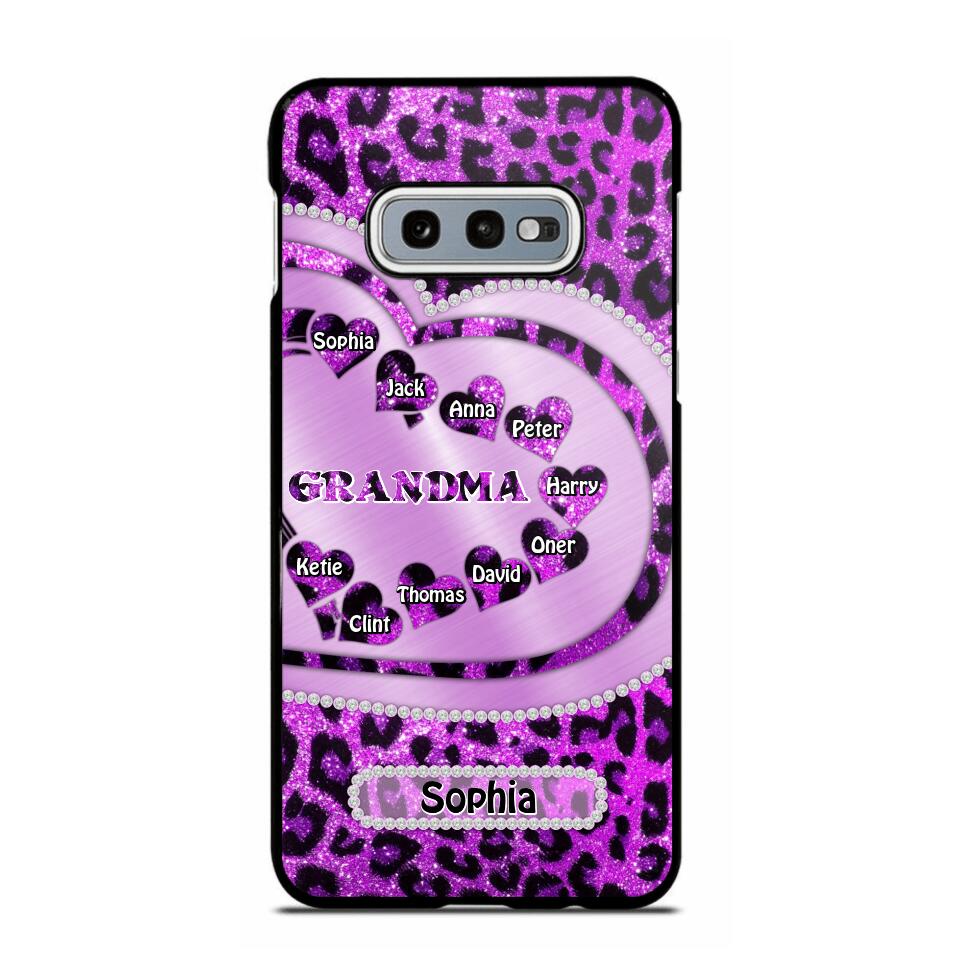 Personalized Grandma Kid Phone Case Printed 22AUG-DT15