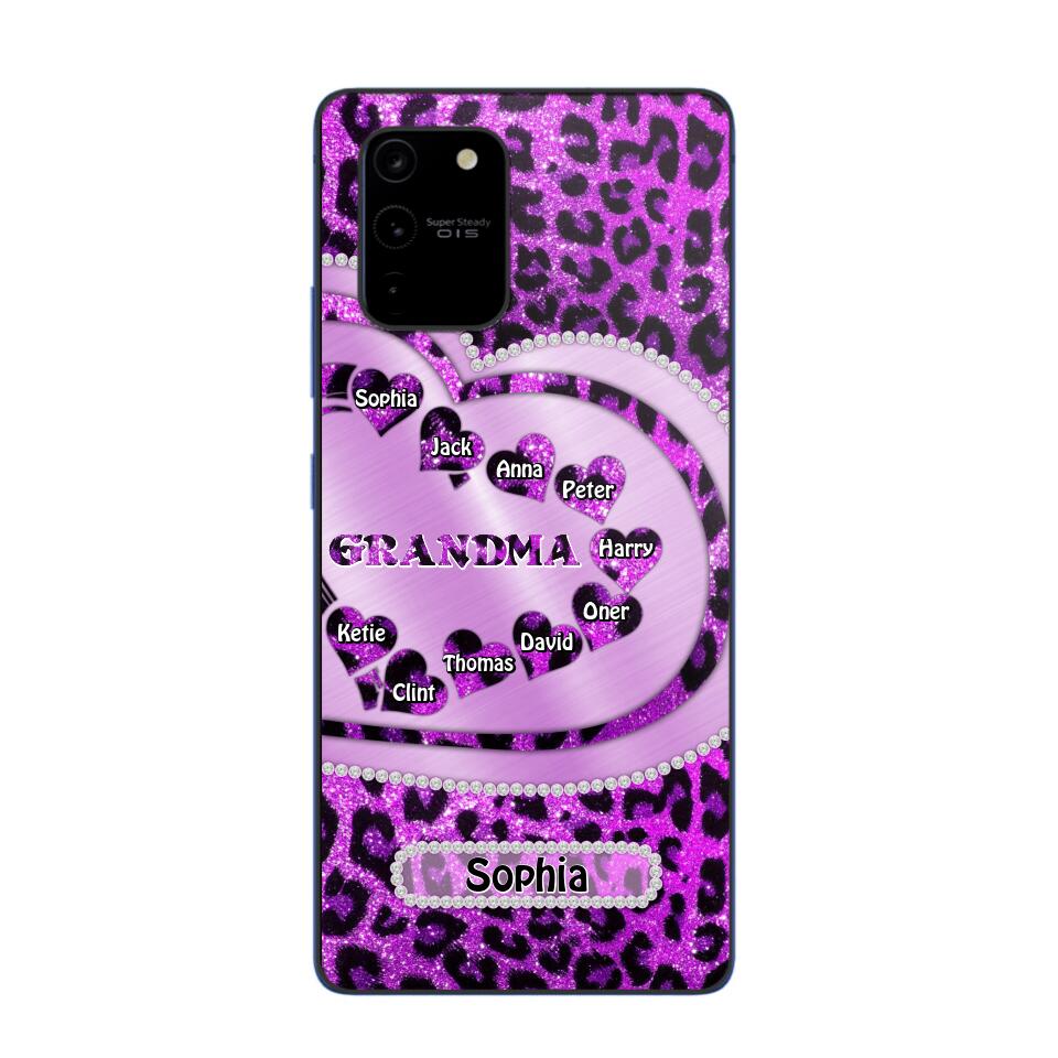 Personalized Grandma Kid Phone Case Printed 22AUG-DT15