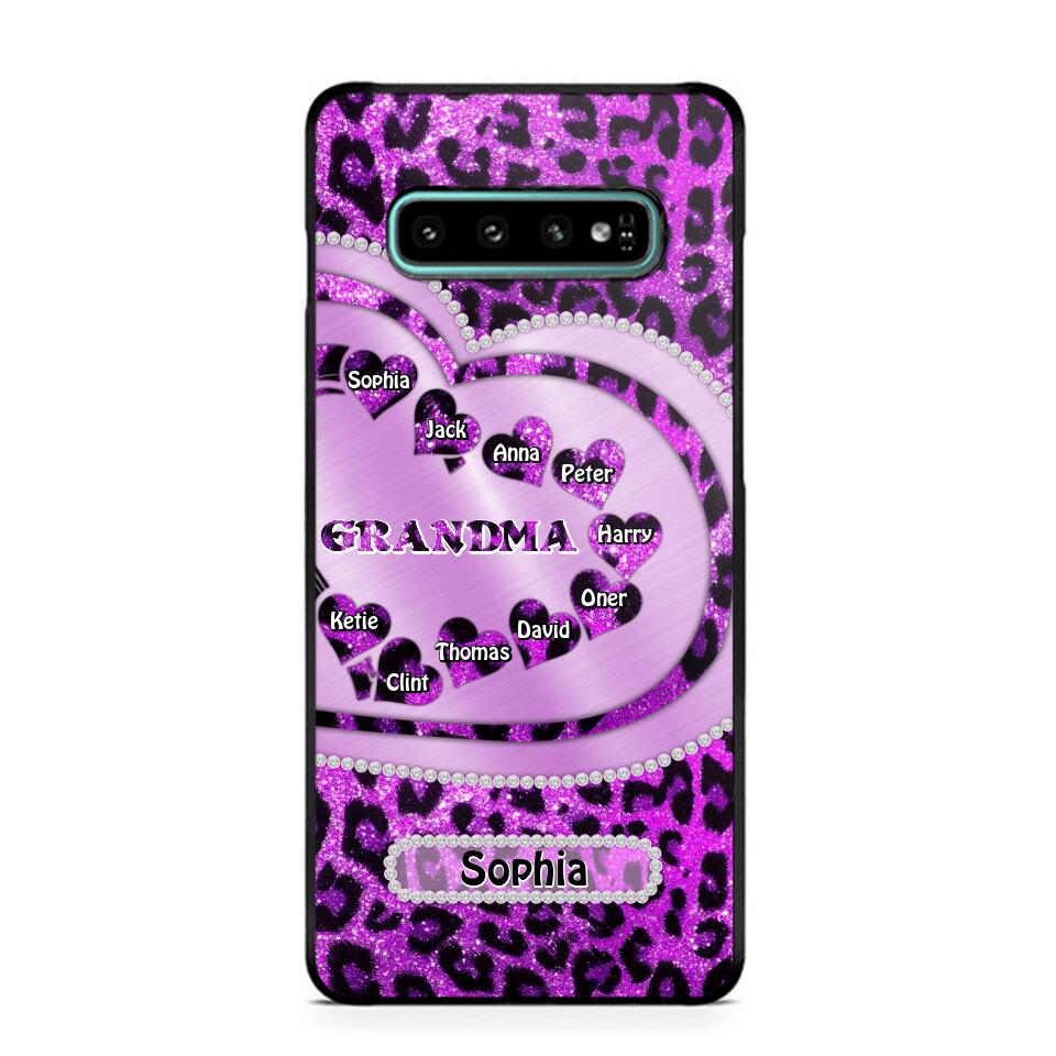 Personalized Grandma Kid Phone Case Printed 22AUG-DT15