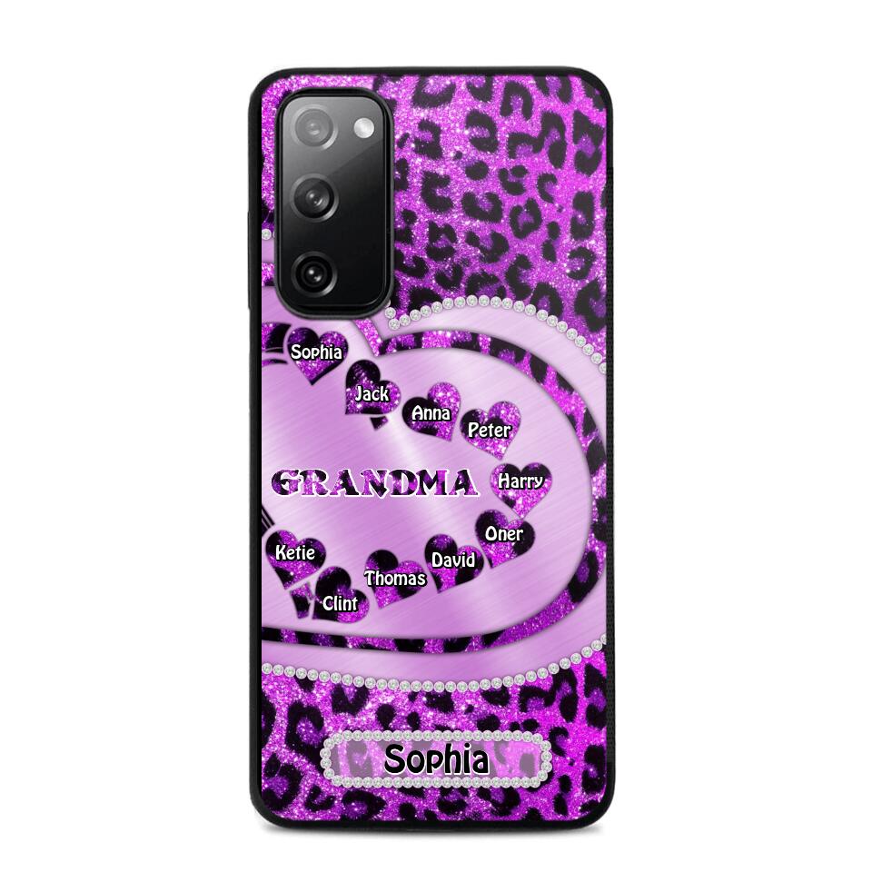 Personalized Grandma Kid Phone Case Printed 22AUG-DT15