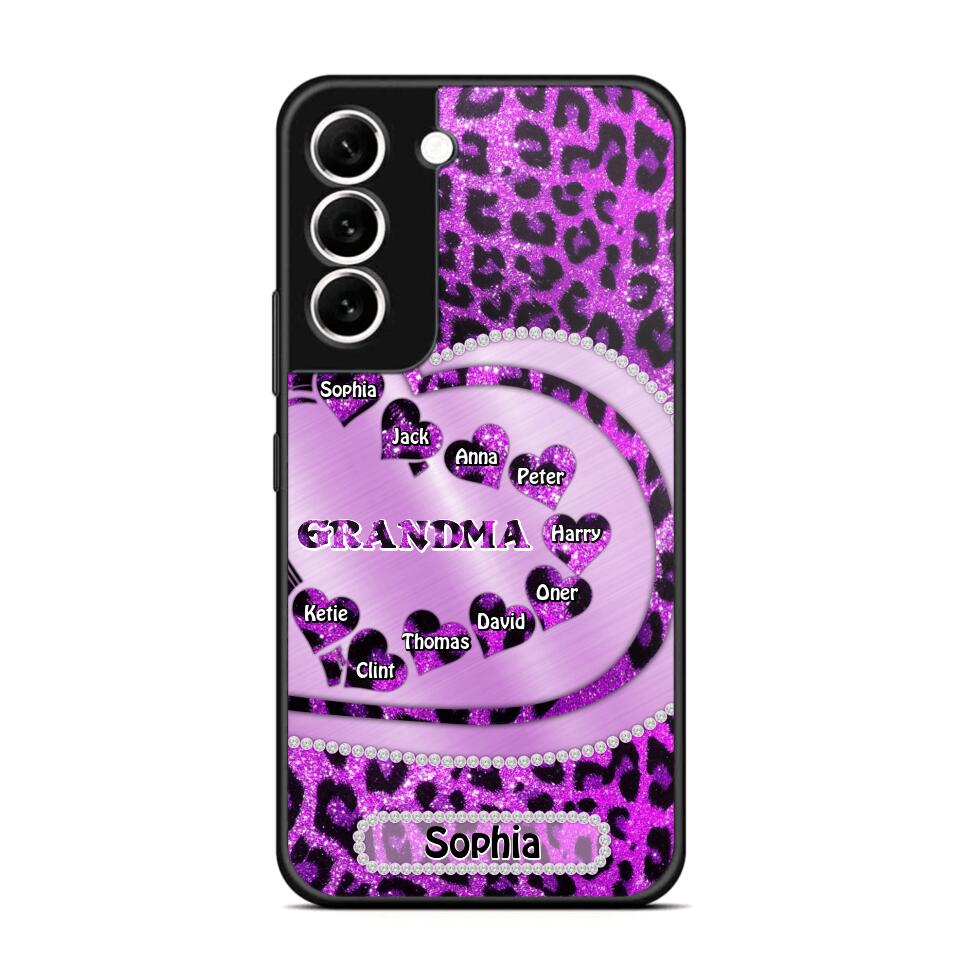 Personalized Grandma Kid Phone Case Printed 22AUG-DT15