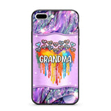 Personalized Grandma Kid Heart Color Phone Case Printed 22AUG-DT16