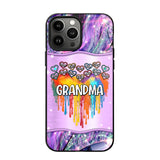 Personalized Grandma Kid Heart Color Phone Case Printed 22AUG-DT16