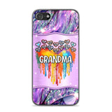 Personalized Grandma Kid Heart Color Phone Case Printed 22AUG-DT16