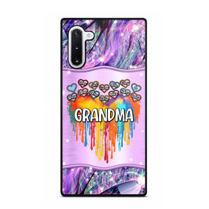 Personalized Grandma Kid Heart Color Phone Case Printed 22AUG-DT16