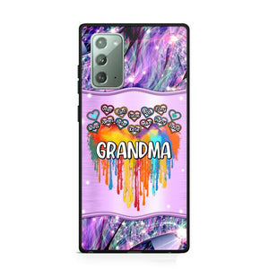 Personalized Grandma Kid Heart Color Phone Case Printed 22AUG-DT16