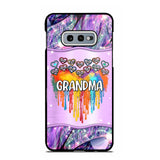 Personalized Grandma Kid Heart Color Phone Case Printed 22AUG-DT16