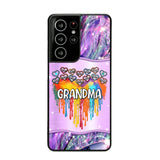 Personalized Grandma Kid Heart Color Phone Case Printed 22AUG-DT16