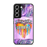 Personalized Grandma Kid Heart Color Phone Case Printed 22AUG-DT16