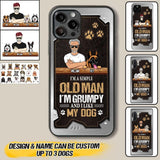 Personalized I'm A Simple Oldman I'm Grumpy And I Like My Dogs Phone Case Printed NQVQ1608