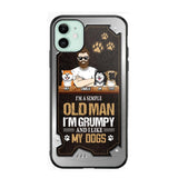 Personalized I'm A Simple Oldman I'm Grumpy And I Like My Dogs Phone Case Printed NQVQ1608