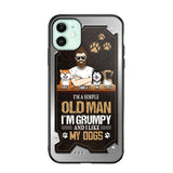 Personalized I'm A Simple Oldman I'm Grumpy And I Like My Dogs Phone Case Printed NQVQ1608