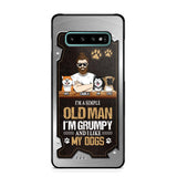 Personalized I'm A Simple Oldman I'm Grumpy And I Like My Dogs Phone Case Printed NQVQ1608