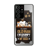 Personalized I'm A Simple Oldman I'm Grumpy And I Like My Dogs Phone Case Printed NQVQ1608